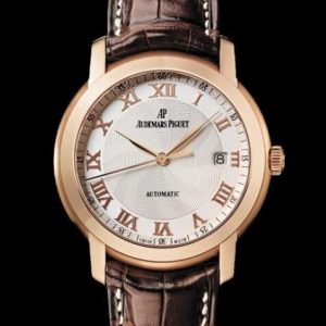 Replica Watch Audemars Piguet Jules Audemars Automatique 15120OR.OO.A088CR.03 Pink Gold - Crocodile Strap