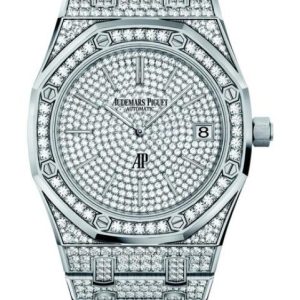 Replica watch Audemars Piguet Royal Oak Jumbo Extra-thin 15202BC.ZZ.1241BC.01 White Gold - Diamond - White Gold Bracelet white gold