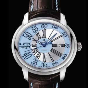 Replica Watch AUDEMARS PIGUET Millenary 15320BC.OO.D093CR.01 White Gold - Alligator Strap
