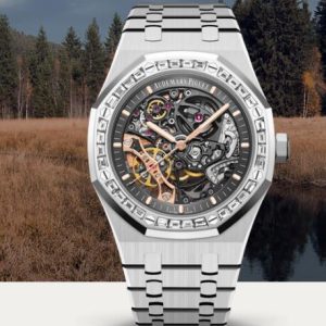 Audemars Piguet Royal Oak DOUBLE BALANCE WHEEL OPENWORKED Replica Watch 15412BC.ZZ.1220BC.01