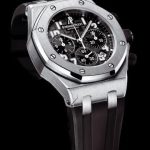 Replica Watch Audemars Piguet Chronographe Lady Royal Oak Offshore 26283ST.OO.D002CA.01 Steel - Black strap