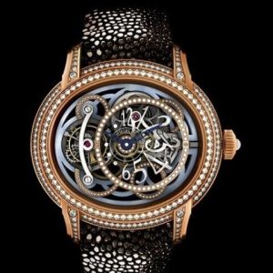 Replica Watch AUDEMARS PIGUET Tourbillon Millenary Calcdoine 26354OR.ZZ.D080GA.01 Or Rose - Diamonds