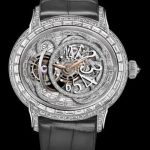 Replica Watch Audemars Piguet Tourbillon Millenary 26381BC.ZZ.D113CR.01 White Gold Paved by Diamonds - Grey Alligator Strap