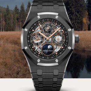 Audemars Piguet Royal Oak Perpetual Calendar OPENWORKED Replica Watch Royal Oak Day Date Moonphase 26585CE.OO.1225CE.01