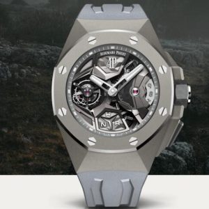 Replica Audemars Piguet ROYAL OAK CONCEPT FLYING TOURBILLON GMT Watch 26589TI.GG.D006CA.01