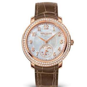 Cheapest Patek Philippe Watch Price Replica Complications Diamond Ribbon Rose Gold 4968R-001