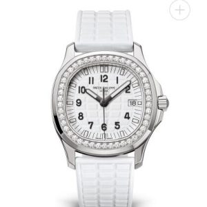 Cheap Patek Philippe Aquanaut Watches for sale Luce White Dial Quartz Watch 5067A-024