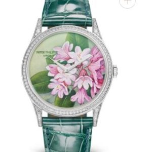 Vintage Patek Philippe Rare Handcrafts Watches for Sale Cheap Price Replica Watch 5077/100G-035 White Gold