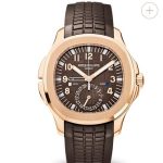 Cheap Patek Philippe Aquanaut Watches for sale Travel Time Rose Gold Watch 5164R-001
