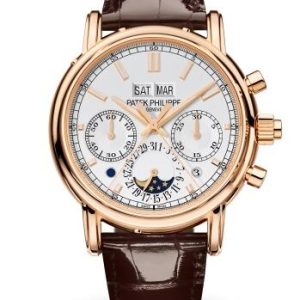 Cheapest Patek Philippe Watch Price Replica Grand Complications Chronograph White Dial 5204R-001