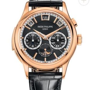 Cheapest Patek Philippe Watch Price Replica Grand Complications Black Dial Rose Gold 5208R-001