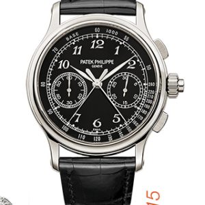 Replica Patek Philippe Grand Complications Black Split-Seconds Chronograph Men Watch buy 5370P-001 - Platinum