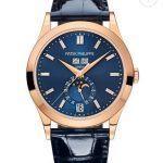 Cheapest Patek Philippe Watch Price Replica Complications Rose Gold Diamond & Blue Dial 5396R-015