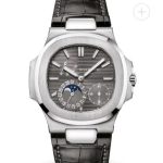Patek Philippe Nautilus Watches Cheap Prices for Sale Replica Nautilus Moon Phase White Gold Watch 5712G-001