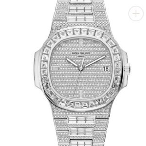 Patek Philippe Nautilus Watches Cheap Prices for Sale Replica Nautilus Date Sweep Seconds White Gold 5719/10G-010