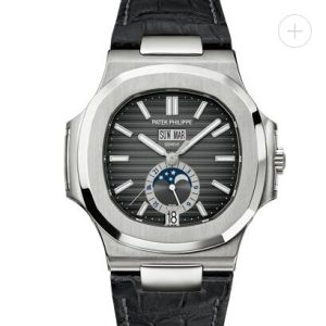 Patek Philippe Nautilus Watches Cheap Prices for Sale Replica Black Strap Stainless Steel Watch 5726A-001