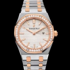 Replica Watch Audemars Piguet Royal Oak 67651SR.ZZ.1261SR.01 Steel - Pink Gold - Diamonds