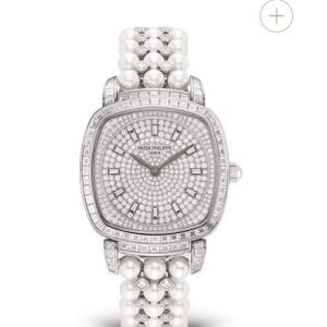 Cheapest Patek Philippe Gondolo Haute Joaillerie Diamond & Pearl Replica Watch 7042-100G-010