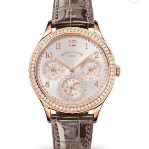 Cheapest Patek Philippe Watch Price Replica Grand Complications Rose Gold Ladies First Perpetual Calendar 7140R-001