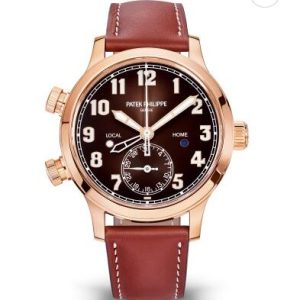 Cheapest Patek Philippe Watch Price Replica Complications Ladies' Calatrava Pilot Travel Time 7234R-001