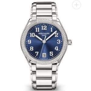 Patek Philippe Twenty 4 Price Women Replica Watch Automatic Steel & Blue Dial 7300/1200A-001