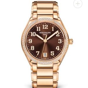 Patek Philippe Twenty 4 Price Women Replica Watch Automatic Rose Gold & Brown Dial 7300/1200R-001