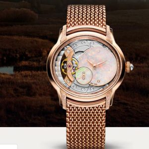 Replica Watch AUDEMARS PIGUET MILLENARY FROSTED GOLD OPAL DIAL 77244OR.GG.1272OR.01