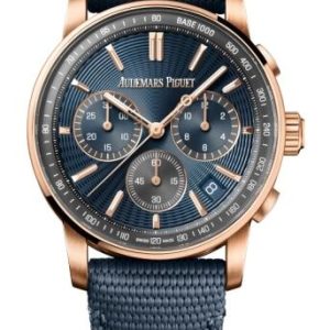 Audemars Piguet Code 11.59 by Audemars Piguet Chronograph Selfwinding Pink Gold Watch Replica 26393OR.OO.A348KB.01