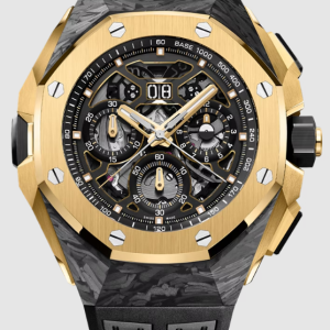Audemars Piguet Royal Oak Concept Split Second Chronograh GMT Large Date CFT Carbon Watch Replica 26650FA.OO.D002CA.01