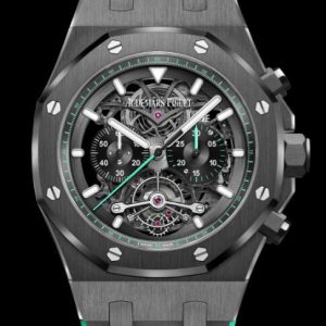 Audemars Piguet ROYAL OAK TOURBILLON CHRONOGRAPH OPENWORKED Watch Replica 26343CE.OO.D002CA.03