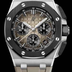 Replica AP Watch Audemars Piguet Royal Oak Offshore 43 Stainless Steel Ceramic Taupe 26420SO.OO.A600CA.01