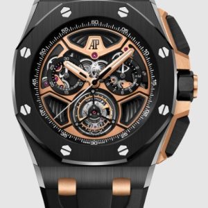 Audemars Piguet Replica Watch Royal Oak Offshore Flying Tourbillon Chronograph Ceramic 26622CE.OO.D002CA.02
