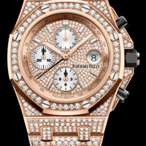 Replica AP Watch Audemars Piguet Royal Oak Offshore Pink Gold - Diamond 26476OR.ZZ.1273OR.01.A