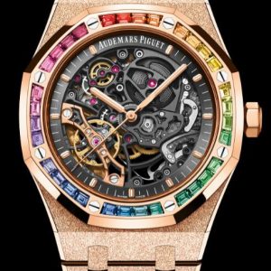 Audemars Piguet ROYAL OAK FROSTED GOLD DOUBLE BALANCE WHEEL OPENWORKED Watch Replica 15412OR.YG.1224OR.01
