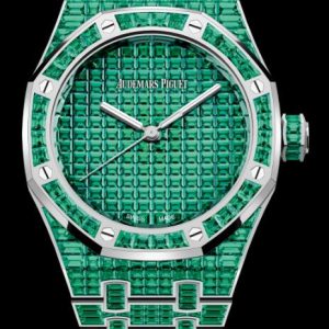 Audemars Piguet Replica Watch ROYAL OAK SELFWINDING EMERALD "50TH ANNIVERSARY" 15554BC.EE.1274BC.01
