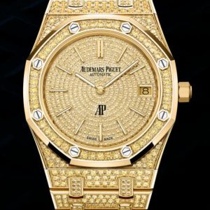 Audemars Piguet Replica Watch Royal Oak Extra-Thin Yellow Gold 16202BA.HH.1241BA.01