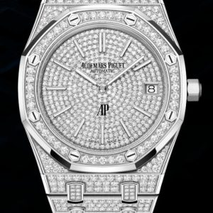 Audemars Piguet Replica Watch Royal Oak Extra-Thin White Gold Diamond 16202BC.ZZ.1241BC.01