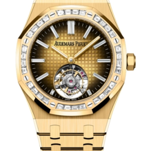 Audemars Piguet Royal Oak Self-Winding Flying Tourbillon Yellow Gold - Baguette Watch Replica 26730BA.ZZ.1320BA.01