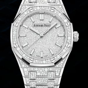 Audemars Piguet Replica Watch Royal Oak Selfwinding 34 White Gold 77452BC.ZZ.1365BC.01