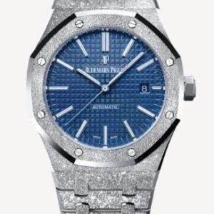 Audemars Piguet Royal Oak 15410 Frosted White Gold Watch Replica 15410BC.GG.1224BC.01
