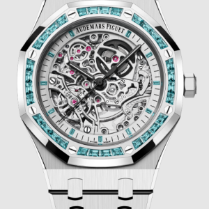 Audemars Piguet Royal Oak 41 Double Balance Wheel Openworked White Gold Watch Replica 15412BC.TO.1220BC.01