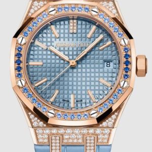 Audemars Piguet Royal Oak Selfwinding 37 Pink Gold - Sapphires Watch Replica 15551OR.ZS.D344CR.01
