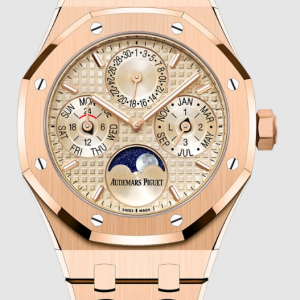 Audemars Piguet Piguet Royal Oak Perpetual Calendar 38 Pink Gold Watch Replica 26684OR.OO.1356OR.01