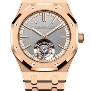 Audemars Piguet Royal Oak Self-Winding Flying Tourbillon Pink Gold Watch Replica 26730OR.OO.1320OR.05