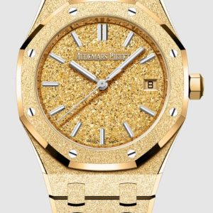 Audemars Piguet Piguet Royal Oak FROSTED GOLD SELFWINDING Watch Replica 77450BA.GG.1361BA.01