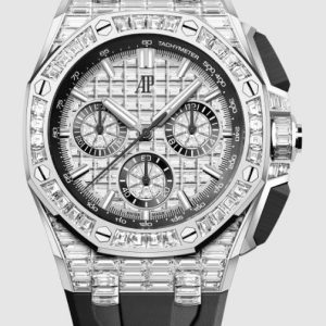 Replica AP Watch Audemars Piguet Royal Oak Offshore 43 White Gold Baguette 26425BC.ZZ.D002CA.02