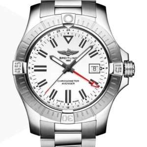 Replica Breitling Avenger Automatic GMT 43 Steel White A32397101A1A1 Men Watch