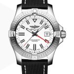 Replica Breitling Avenger Automatic GMT 43 Steel White A32397101A1X2 Men Watch