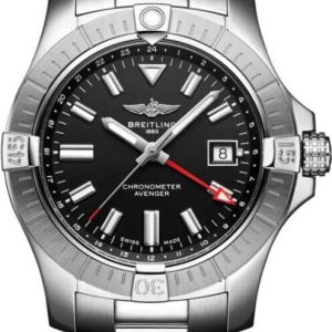 Replica Breitling Avenger Automatic GMT 43 Steel Black A32397101B1A1 Men Watch