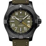 Replica Breitling Avenger Automatic GMT 45 Night Mission Green Military V323952A1L1X2 Men Watch